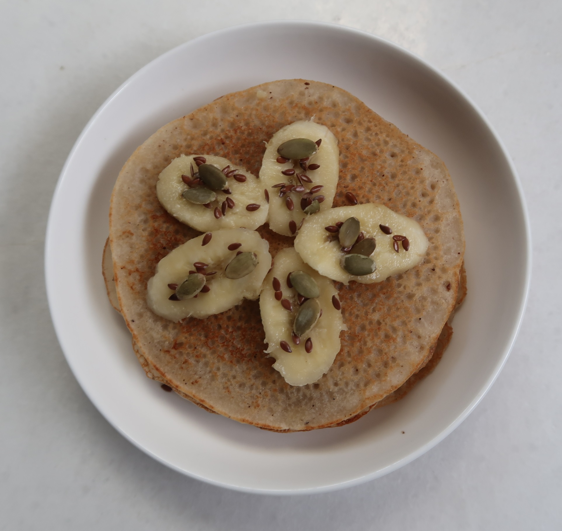 Vegan Rice Flour Banana Pancakes – Gluten Free, Sugar Free, Egg Free and Dairy Free